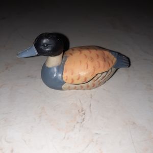 Vintage Miniature Duck Figurine Hong Kong